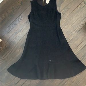 Black A-line dress